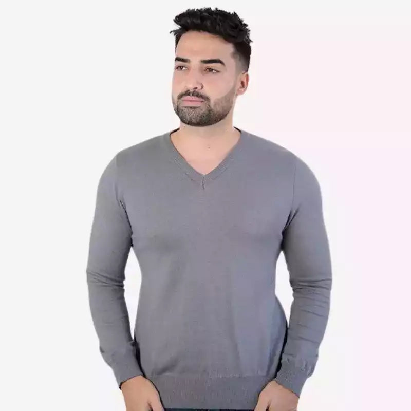 Suéter em Tricot V-Neck