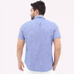 Camisa Social Slim em Linho