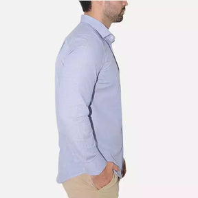 Camisa Social azul Masculina