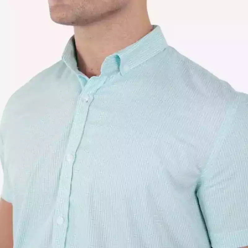 Camisa Slim Fit Xadrez Masculina