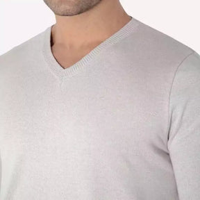 Suéter em Tricot V-Neck