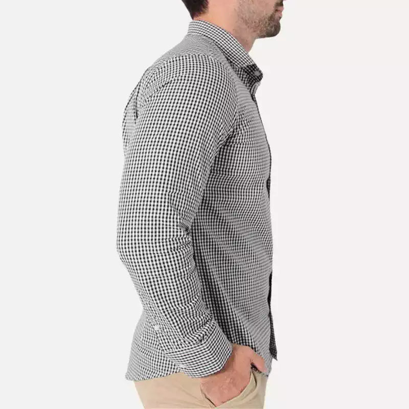  Camisa Social Xadrez Masculina