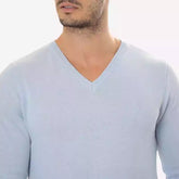 Suéter V-Neck em Tricot Masculino