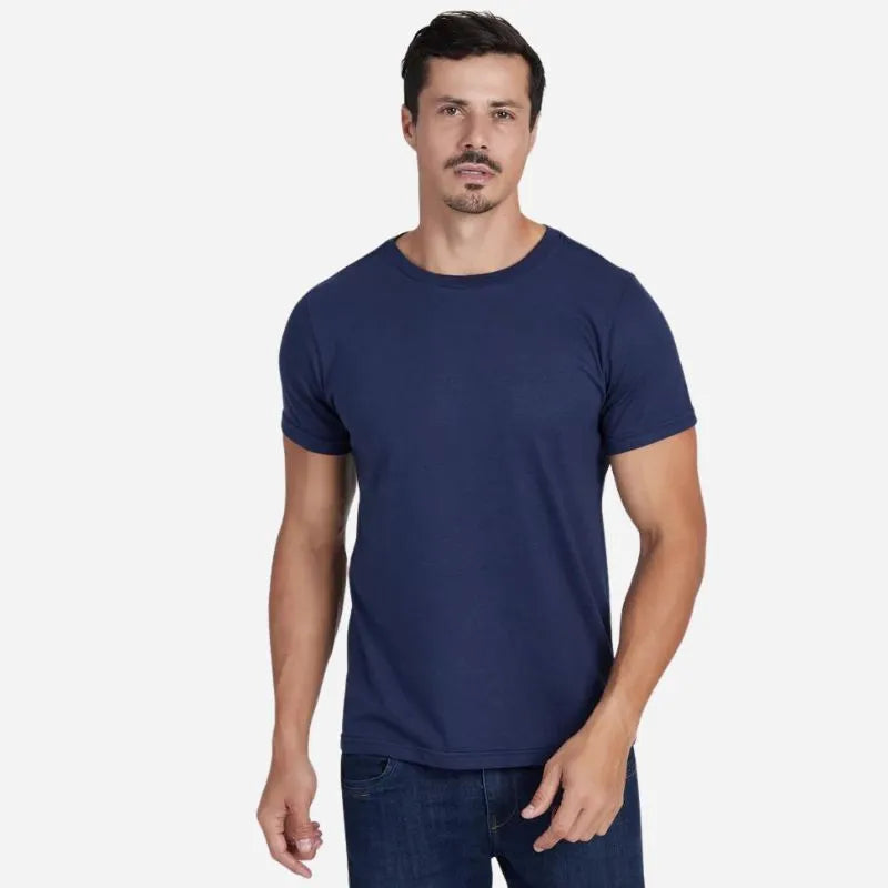 Camiseta azul escuro Masculina

