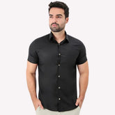 Camisa social manga curta
 Masculina