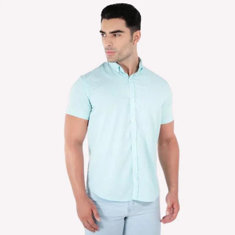 Camisa Slim Fit Xadrez Masculina