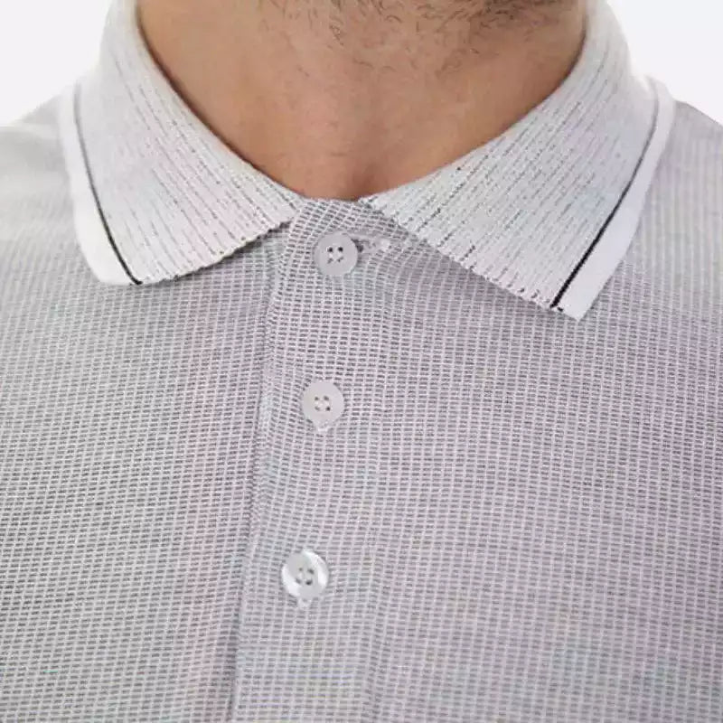 Camisa Polo Jacquard